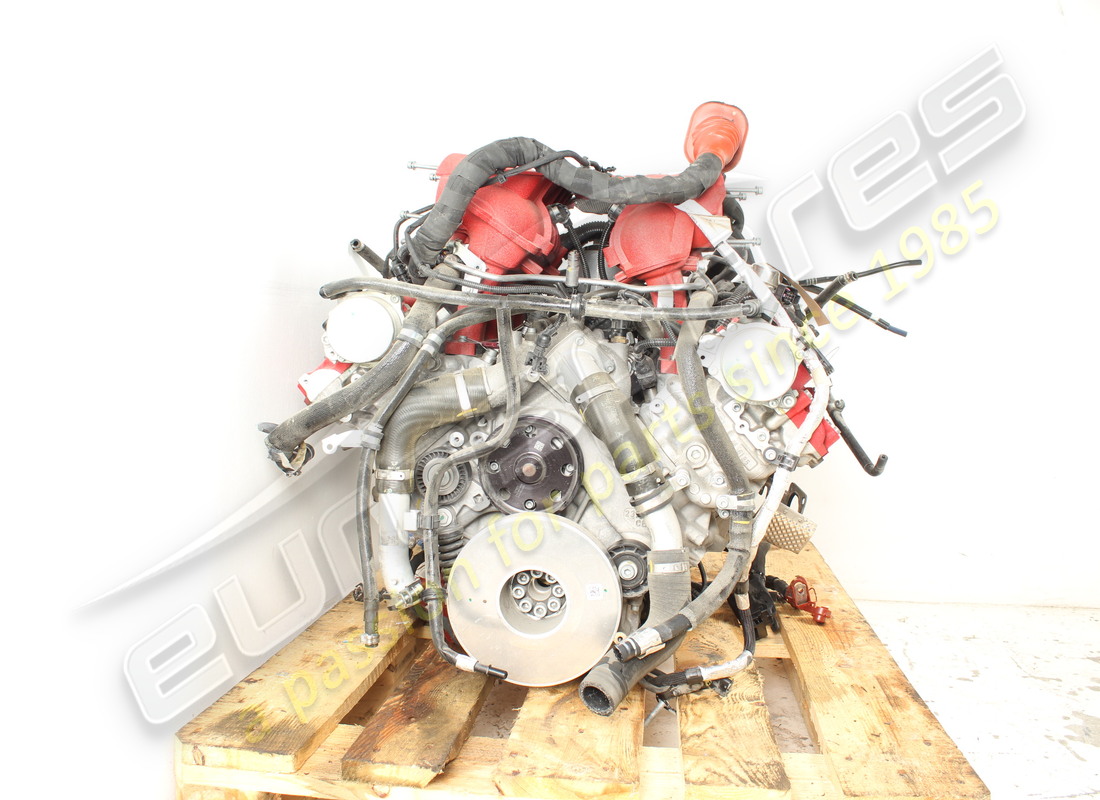 moteur complet d'occasion ferrari 488. numéro de pièce 754023000 (3)