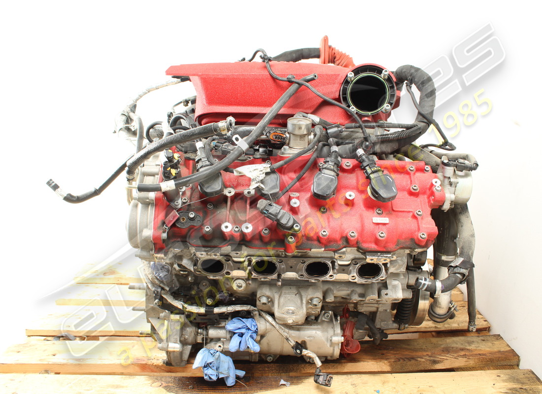 moteur complet d'occasion ferrari 488. numéro de pièce 754023000 (2)