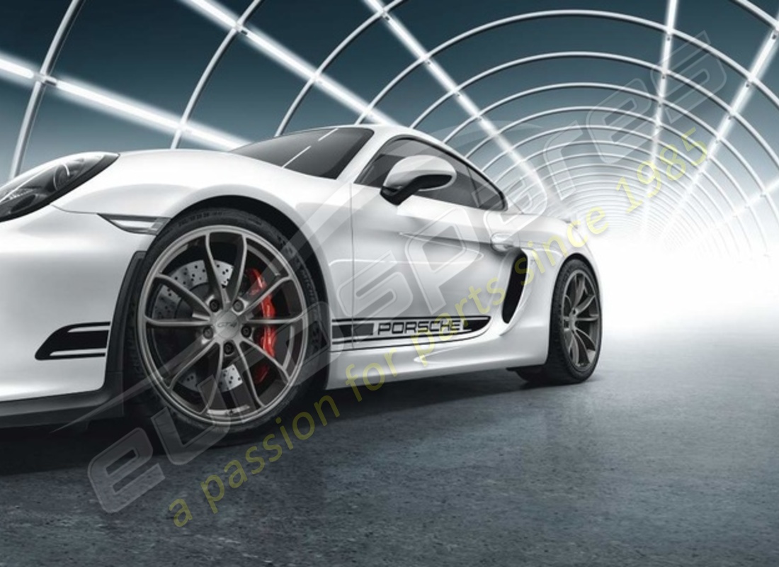 nouveau porsche 20-inch gt4 ensemble de roues - en platine (satiné brillant). numéro de pièce 98104460302 (2)
