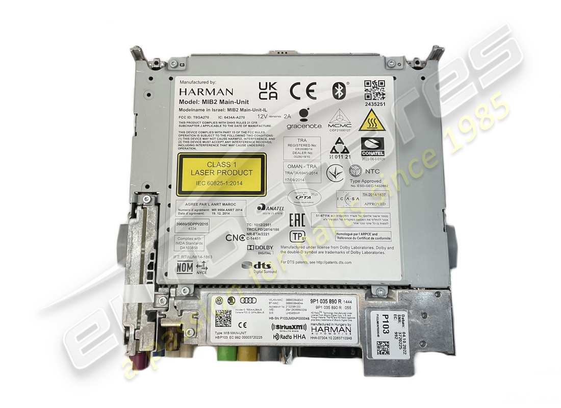 nouvel ordinateur central porsche. numéro de pièce 9p1035890rx (1)