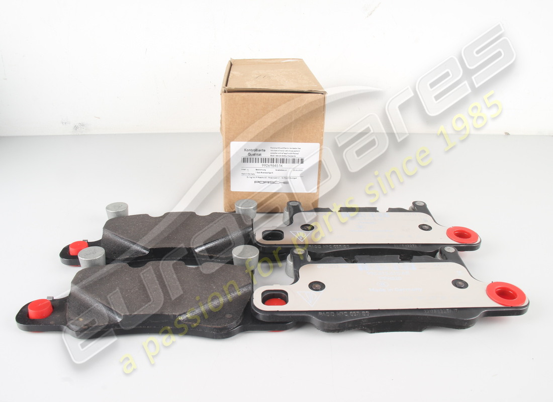 nouveau porsche 1 ensemble de les plaquettes de frein pour frein à disque. référence 992698451k (1)