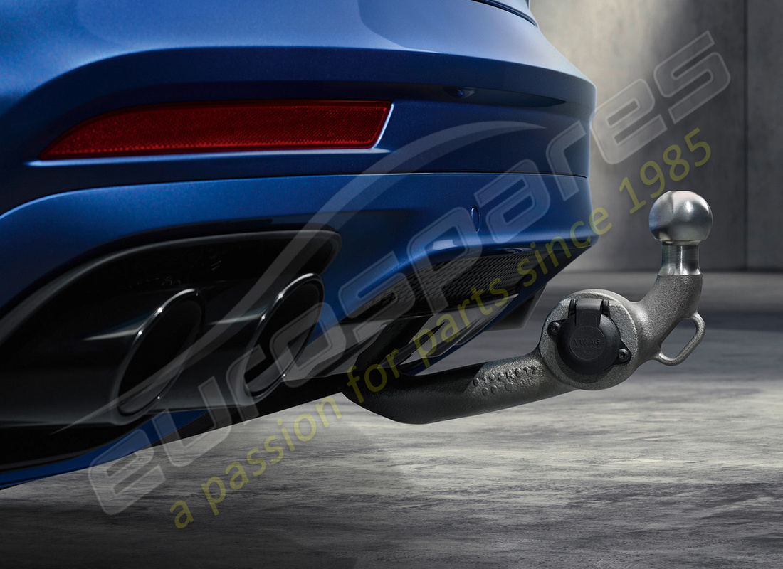 attelage de remorquage extensible électriquement neuf porsche. numéro de pièce 971044870 (2)