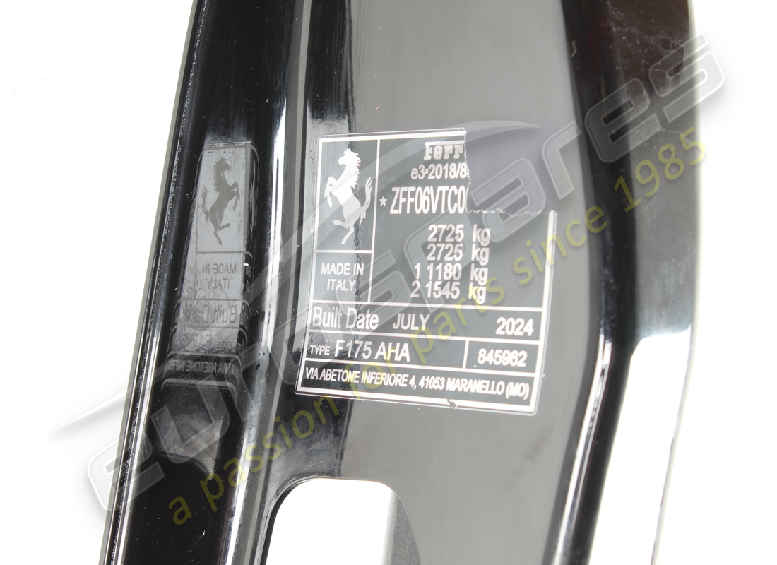 utilisé ferrari ricoprimento montante b inf.. numéro de pièce 875655 (2)