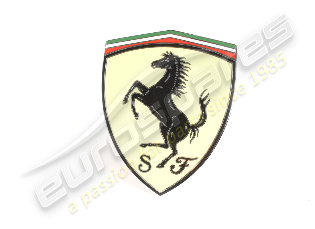 UTILISÉ Ferrari BADGE DE BOUCLIER SQUADRA CORSE. NUMÉRO DE PIÈCE 88954300 (1)