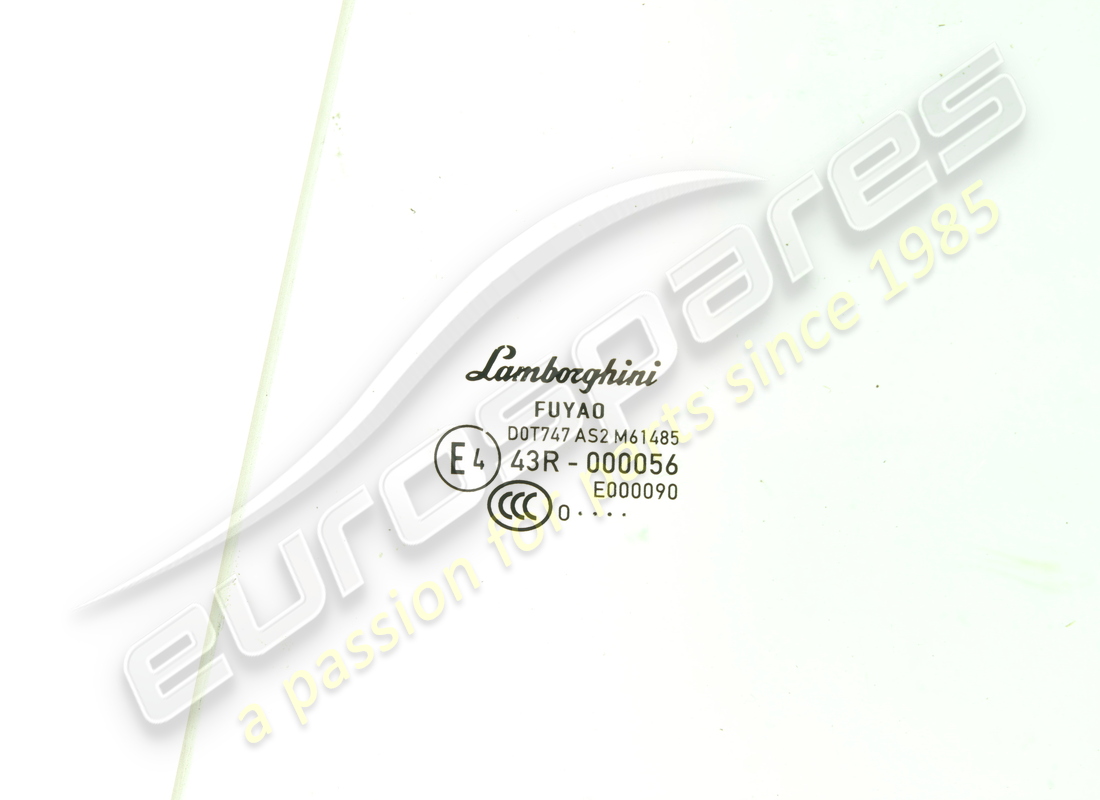 fenêtre de porte lamborghini utilisée, arrière. numéro de pièce 4ml845205a (2)