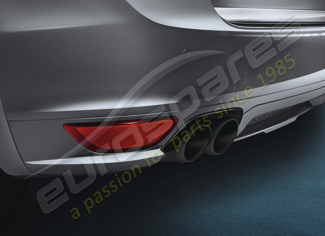 nouveaux sorties d'échappement sport gts porsche, noirs. numéro de pièce 95804420010 (1)