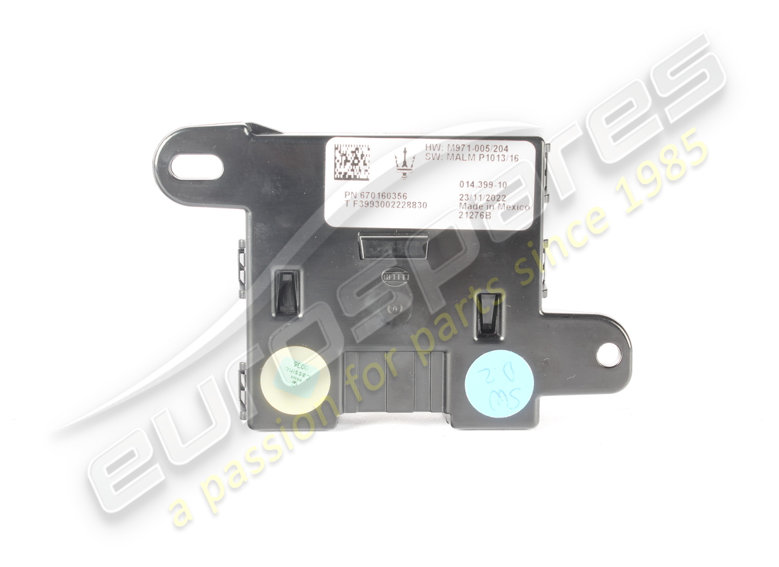 used maserati alm ecu. part number 670160356 (1)