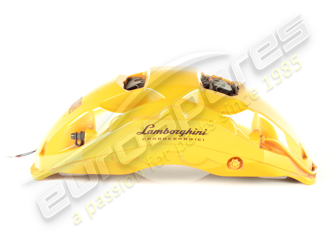 UTILISÉ Lamborghini ÉTRIER DE FREIN 21 CÉRAMIQUE 10K . NUMÉRO DE PIÈCE 4M0615105KM (1)