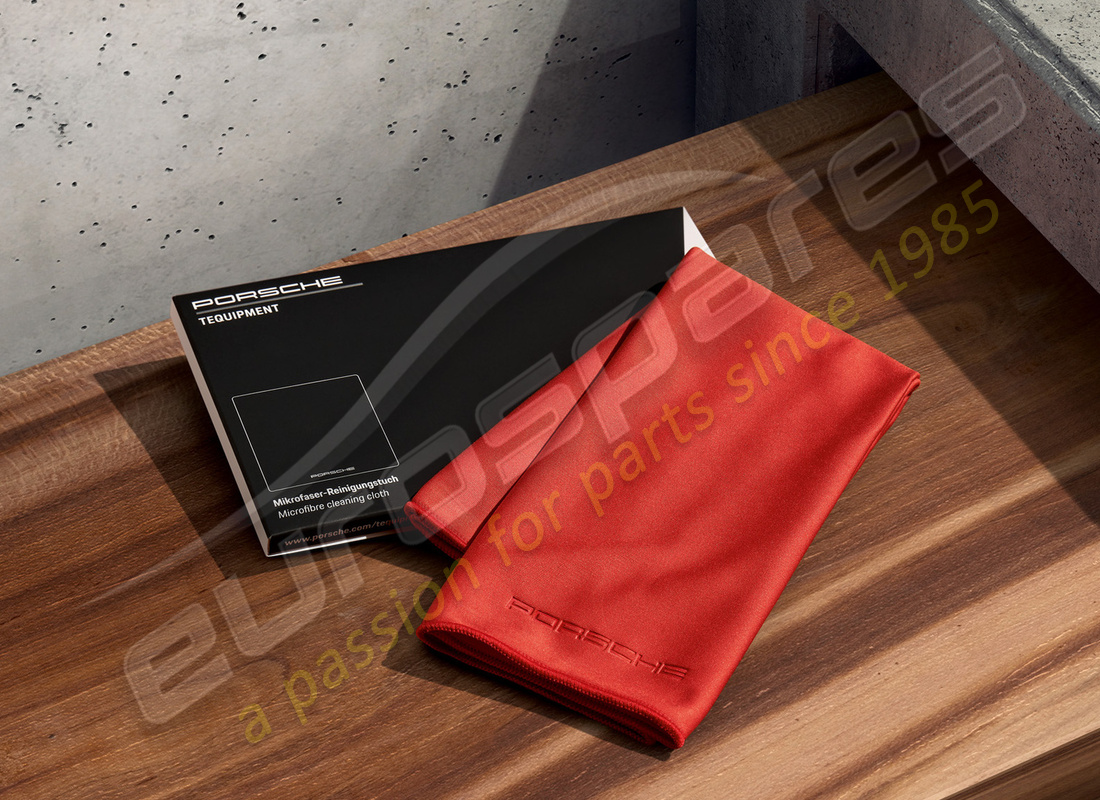 neuf porsche chiffon de nettoyage en microfibre. numéro de pièce 00004400197 (1)
