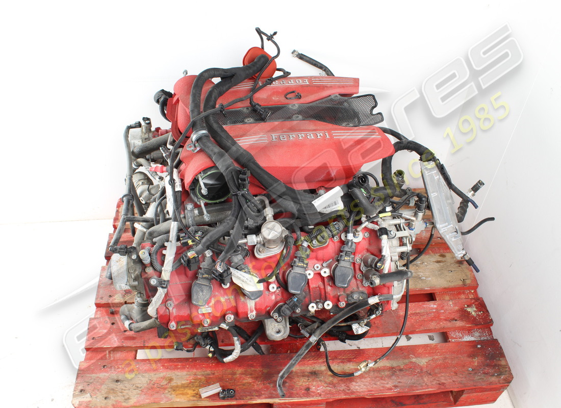 MOTEUR COMPLET D'OCCASION Ferrari 488. NUMÉRO DE PIÈCE 754023000 (1)