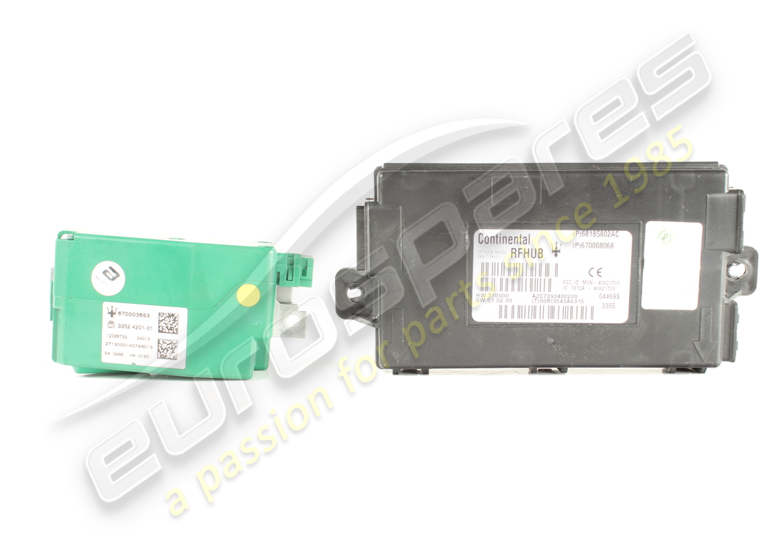 MODULE DE VERROUILLAGE DE DIRECTION D'OCCASION Maserati + RF-HU. NUMÉRO DE PIÈCE 980157000 (1)