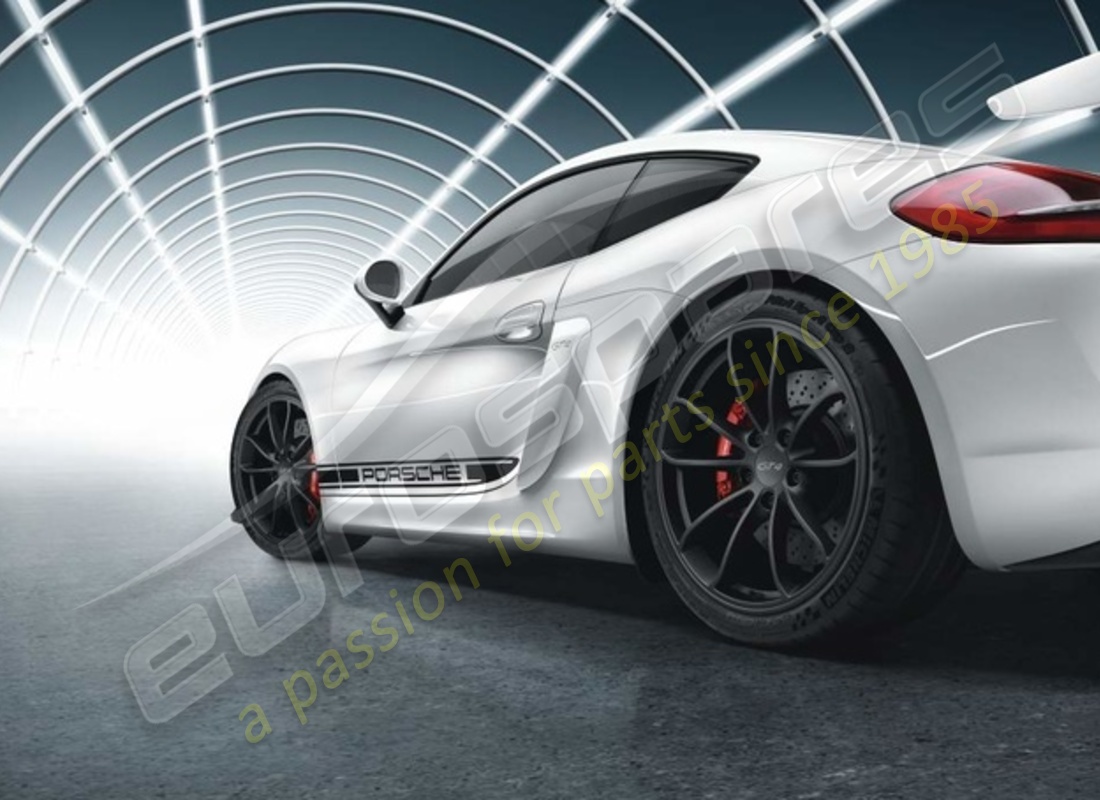 nouveau porsche 20-inch gt4 jeu de roues - en noir (satiné brillant). numéro de pièce 98104460301 (2)