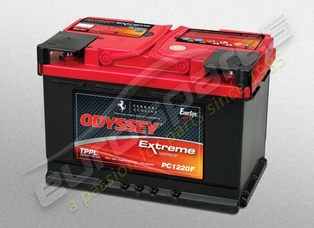NOUVELLE BATTERIE Ferrari LONGLIFE V8, 70AH . NUMÉRO DE PIÈCE 70002536 (1)