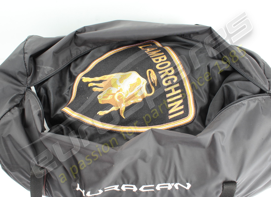 neuf lamborghini int. 62x housse de voiture coutures rouges. numéro de pièce 900000384f (2)