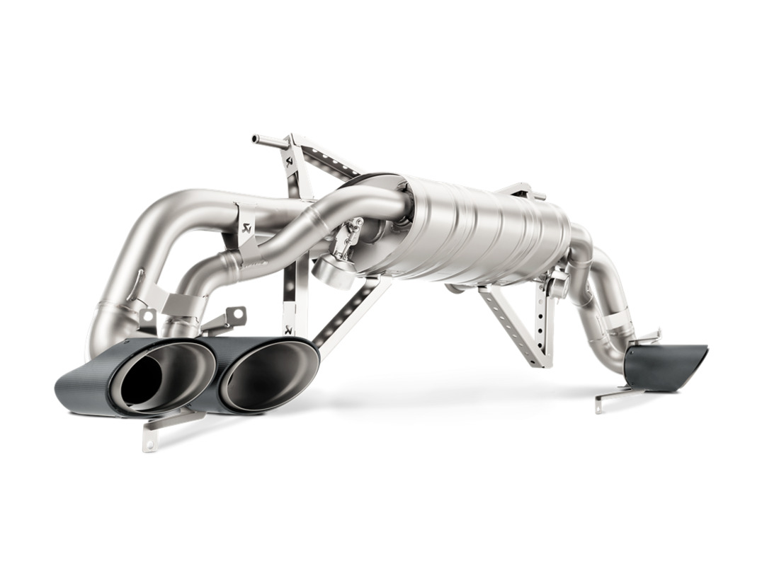 nouveau akrapovic lamborghini huracán lp580-2 / lp 610-4 coupé / spyder | ligne slip-on (titane). numéro de pièce mtplati2 (1)