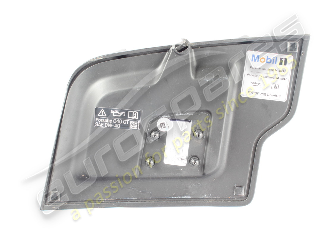 volet de service porsche endommagé, noir mat. numéro de pièce 9gt827224ok1 (2)