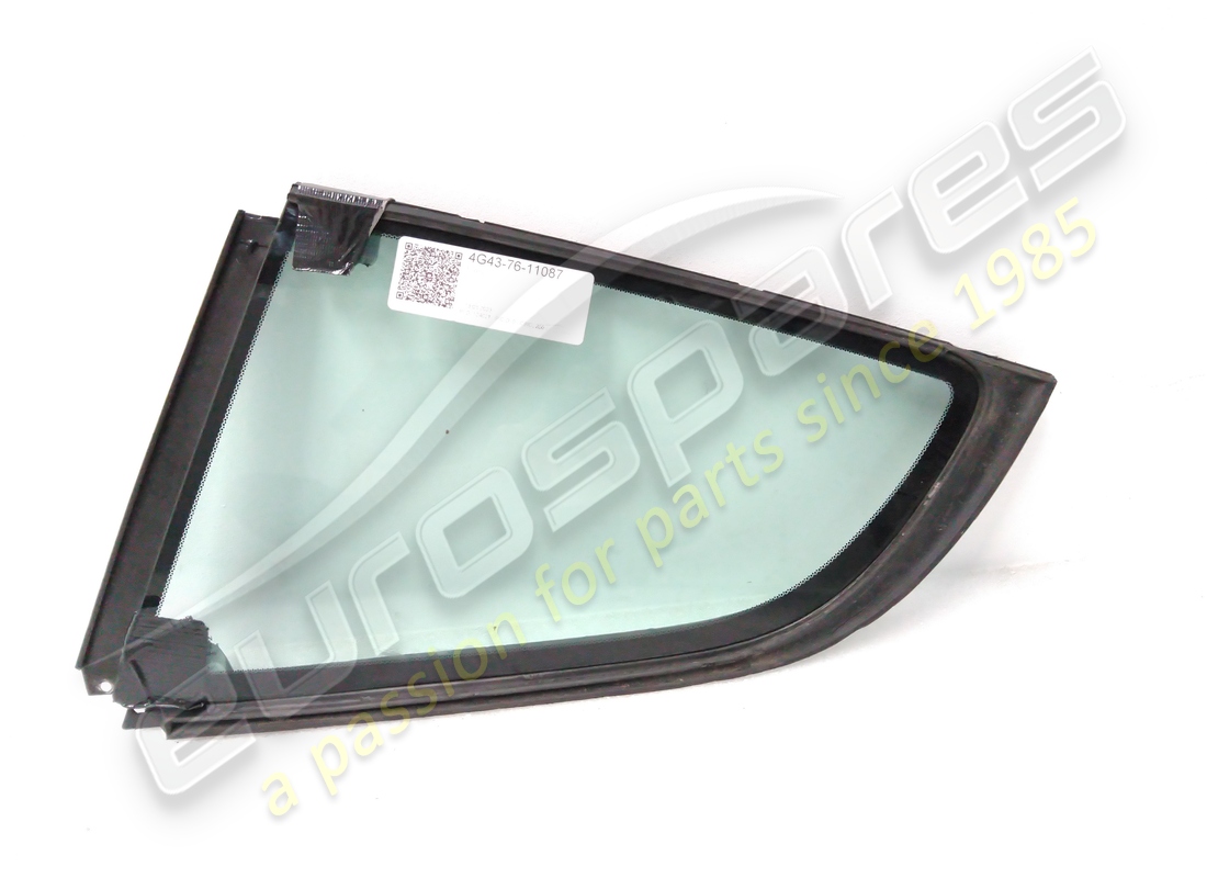 Vitre de custode gauche, coupé, d'occasion. Numéro de pièce : 4G437611087 (1)