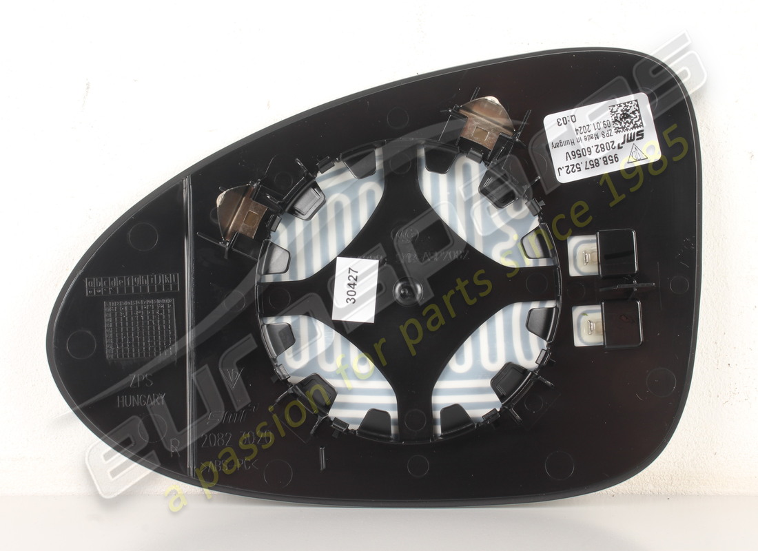 NOUVEAU PORSCHE MIROIR (CONVEXE). NUMÉRO DE PIÈCE 95B857522J (2) nouveau porsche miroir (convexe). numéro de pièce 95b857522j (2)