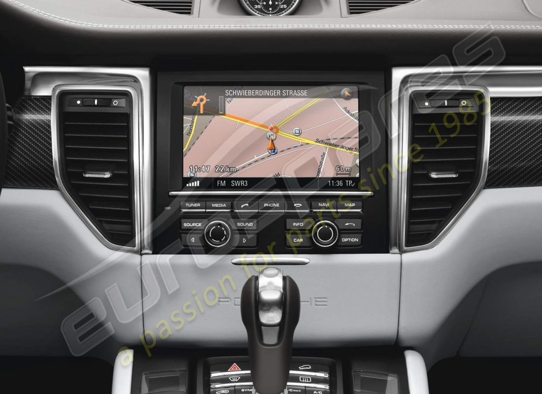 pcm porsche neuf avec module de navigation et changeur automatique de cd/dvd. numéro de pièce 95b04490030 (1)