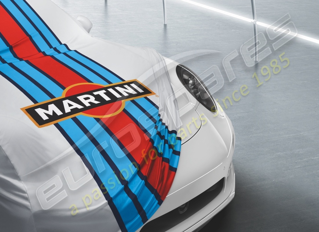 nouvelle housse de voiture d'intérieur porsche au design martini racing. numéro de pièce 99104400036 (2)