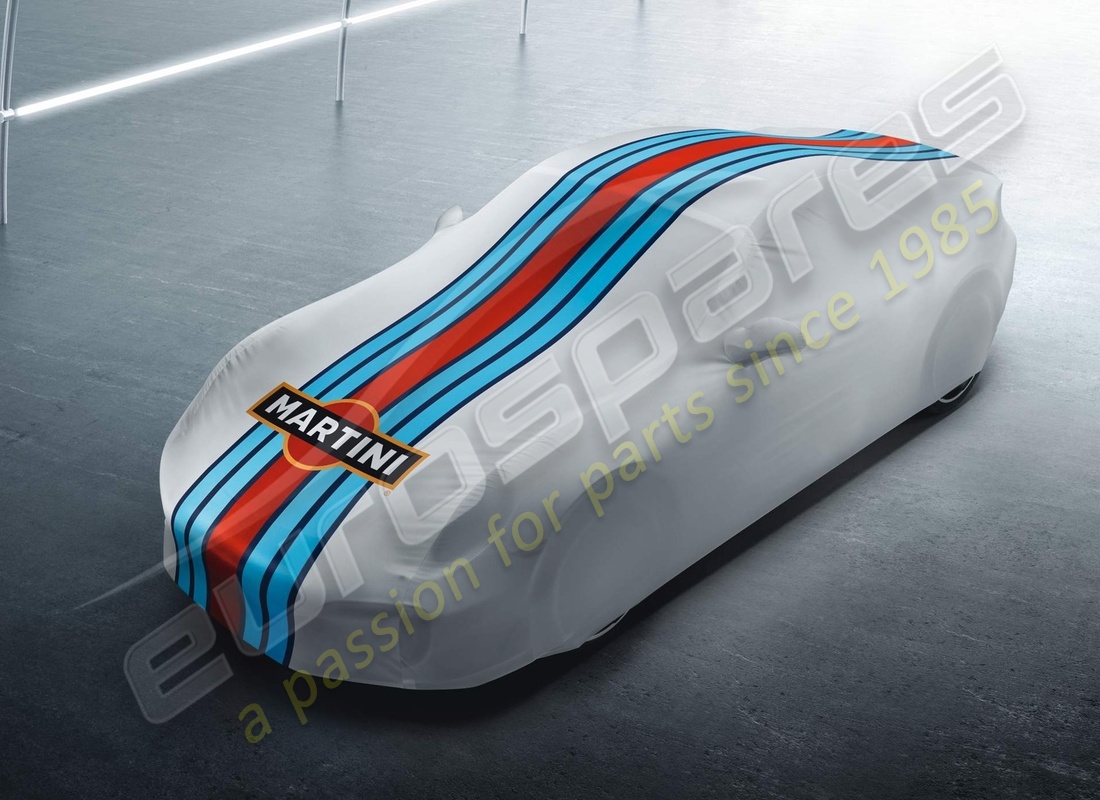 nouvelle housse de voiture d'intérieur porsche au design martini racing. numéro de pièce 99104400036 (1)
