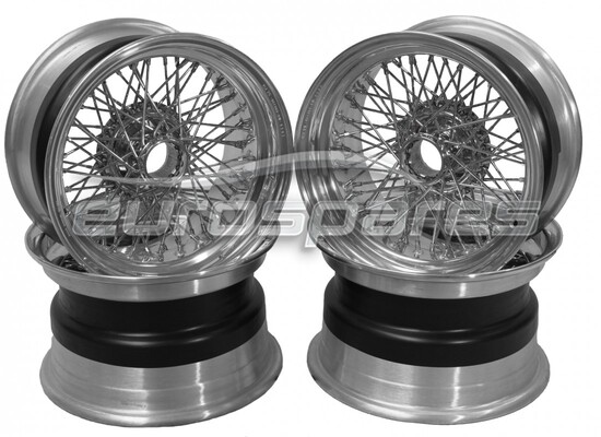 nouveau ferrari ensemble de roues à fils borrani 15 x 7.5 pouces numéro de pièce 700835