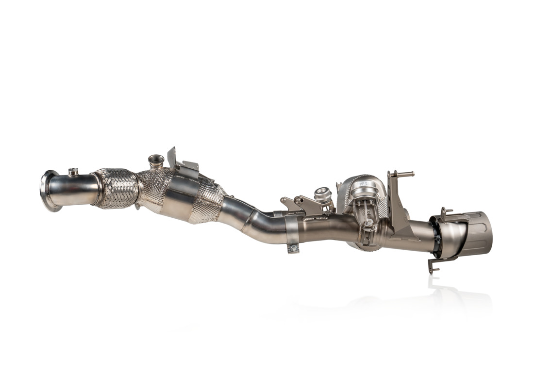 nouveau akrapovic ferrari f8 tributo / spider | gamme evolution (titane). numéro de pièce sfet1 (2)