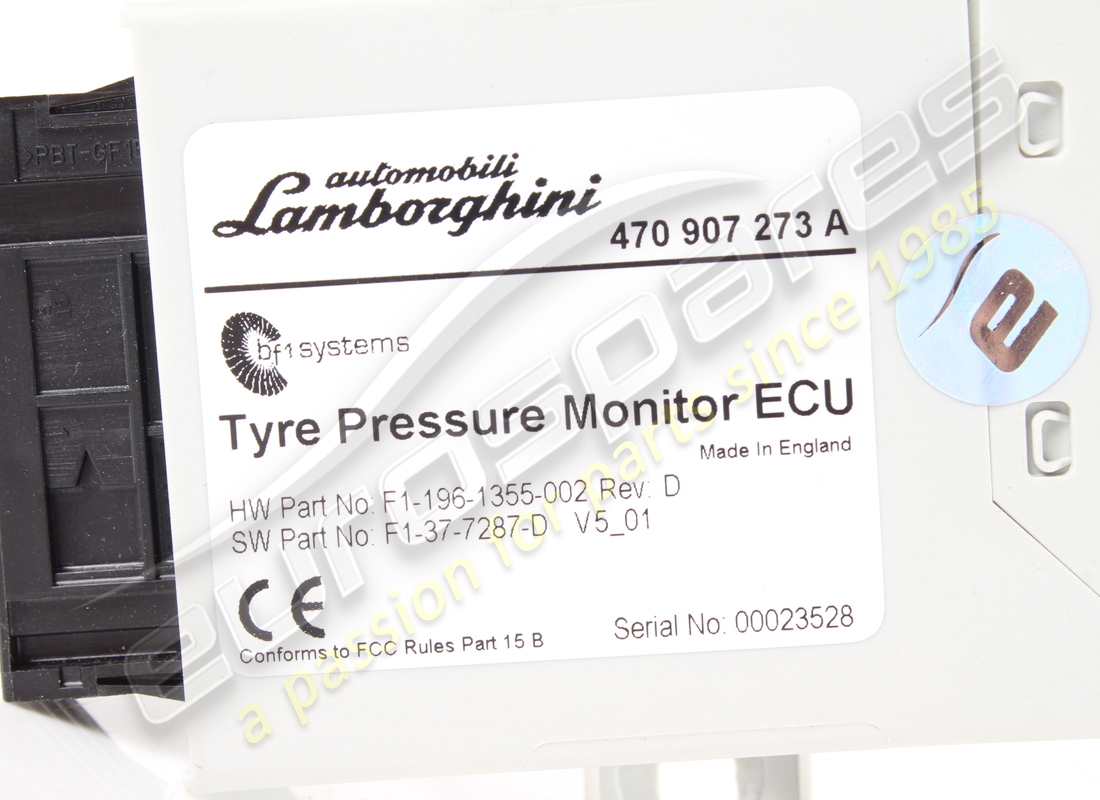 pression des pneus d'occasion lamborghini. numéro de pièce 470907273a (2)