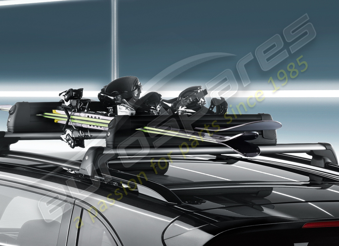 nouveau porte-ski/snowboard porsche. numéro de pièce 95b044830 (3)