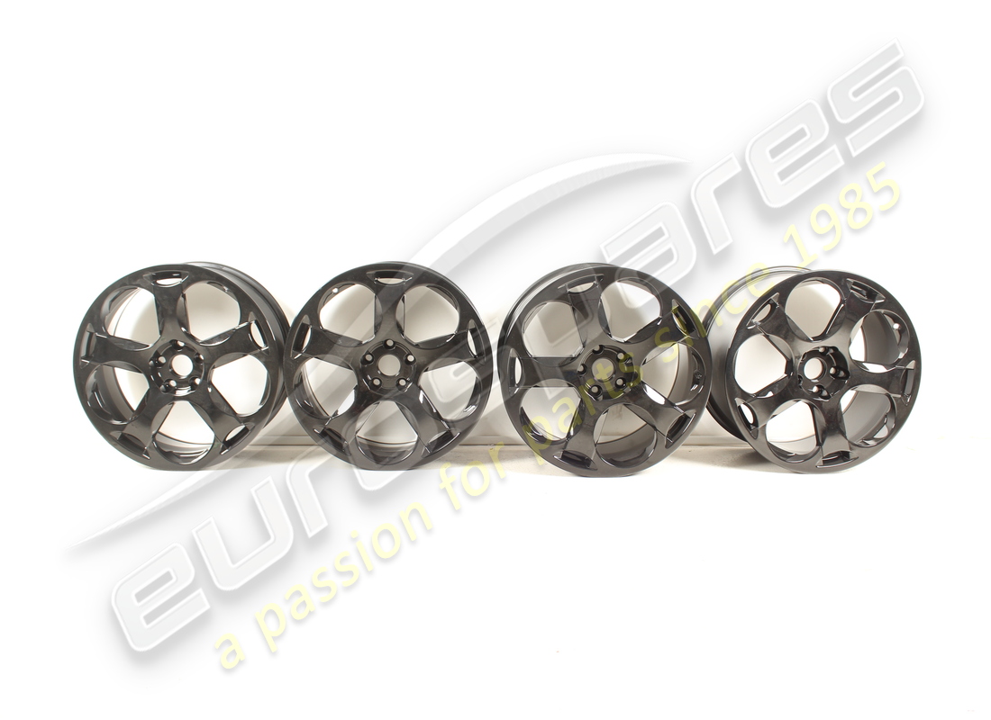 JEU DE ROUES CASSIOPEA Lamborghini RECONDITIONNÉ EN NOIR. NUMÉRO DE PIÈCE EAP1481291 (1)