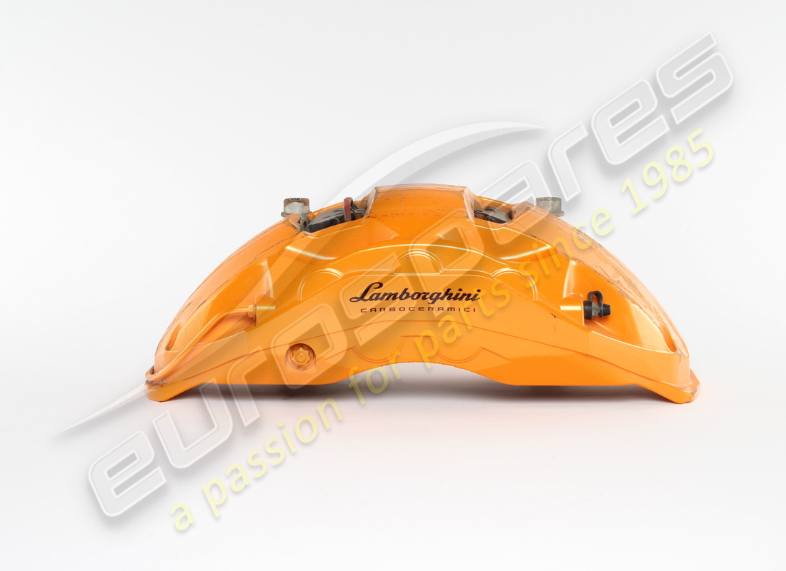 UTILISÉ Lamborghini ÉTRIER DE FREIN 21 CÉRAMIQUE 10K . NUMÉRO DE PIÈCE 4M0615106GF (1)
