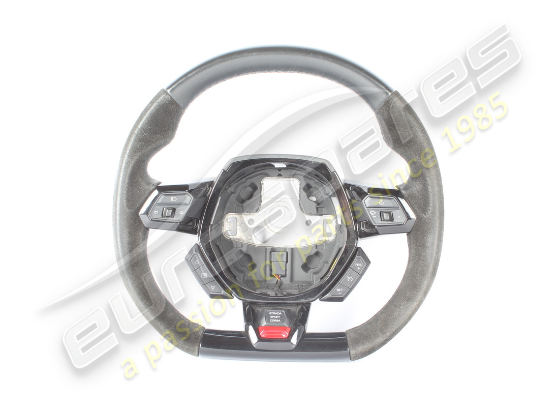 UTILISÉ Lamborghini VOLANT EN DAIM + HAUTE BRILLANCE + . NUMÉRO DE PIÈCE 4T0419091GQG8 (1)