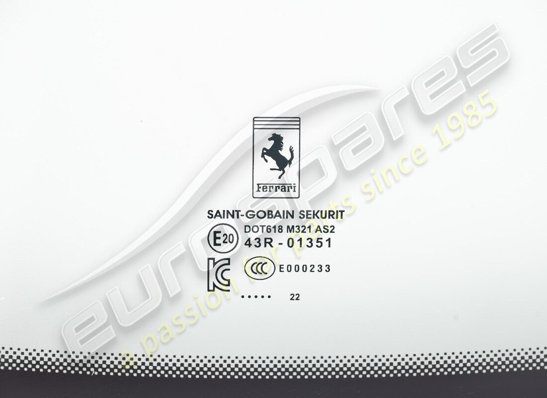 nouveau ferrari couvercle de compartiment moteur windo. numéro de pièce 839557 (2)