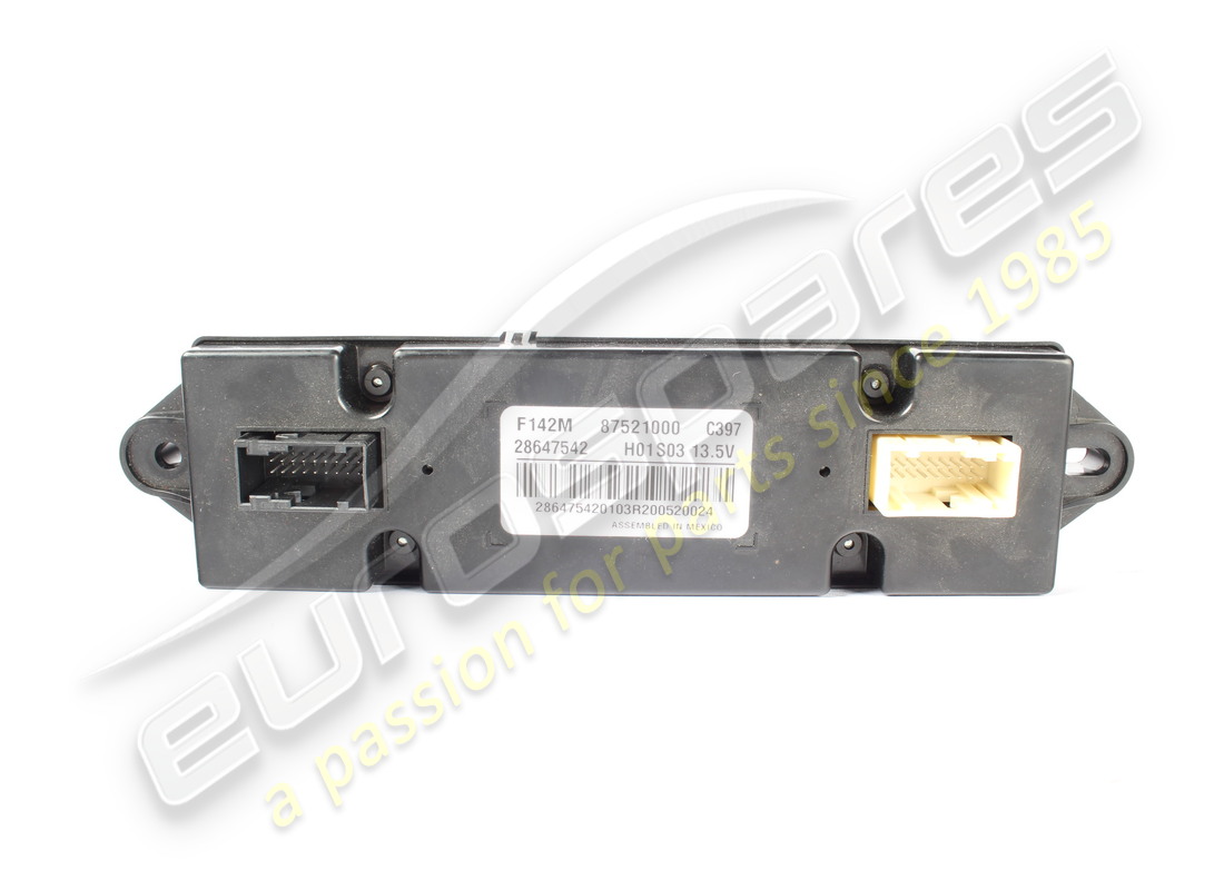 BOÎTE NOIRE DE COMMANDES DE CLIMATISATION D'OCCASION Ferrari. NUMÉRO DE PIÈCE 87521000 (1)
