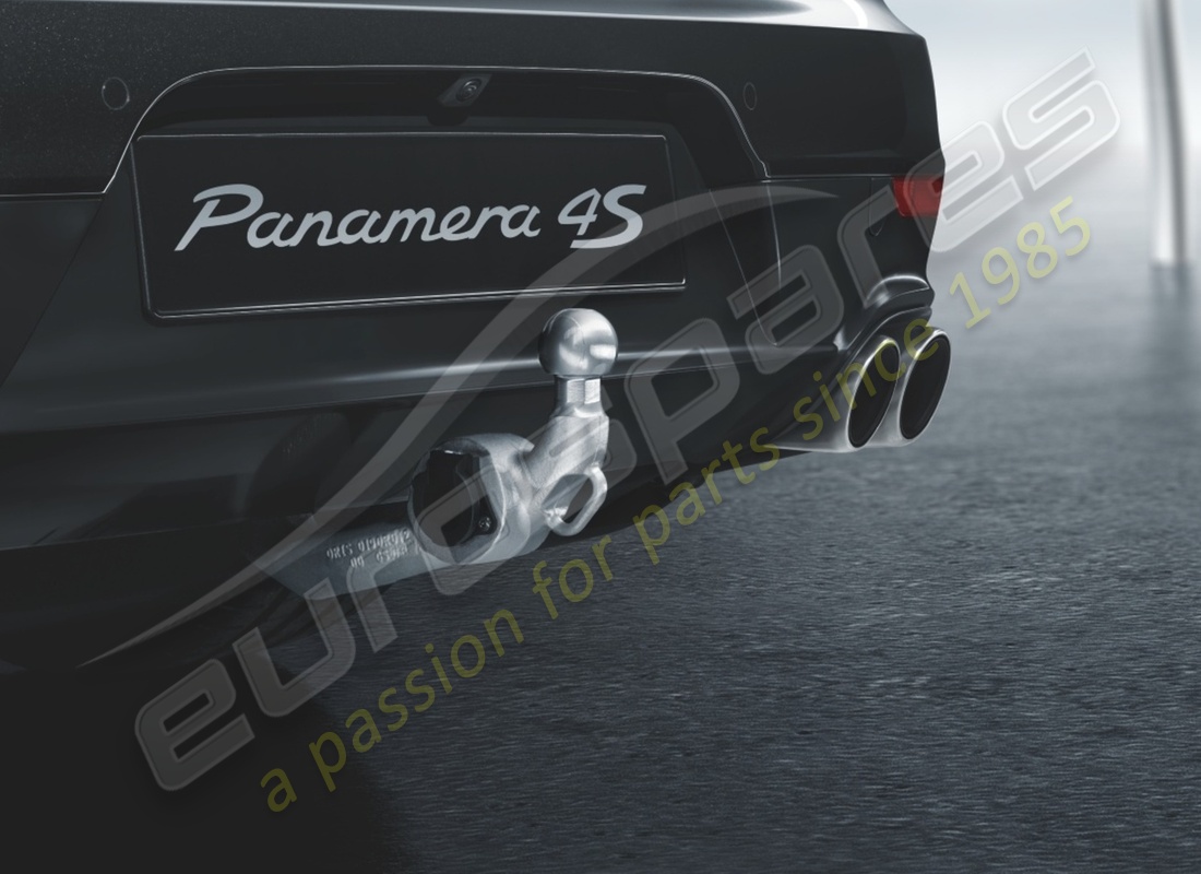 attelage de remorquage extensible électriquement neuf porsche. numéro de pièce 97004480245 (1)