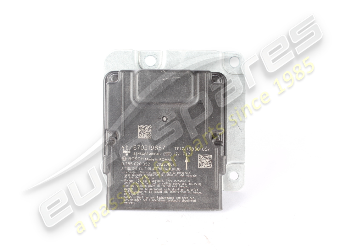 module de commande d'airbag central d'occasion maserati. numéro de pièce 670219857 (1)