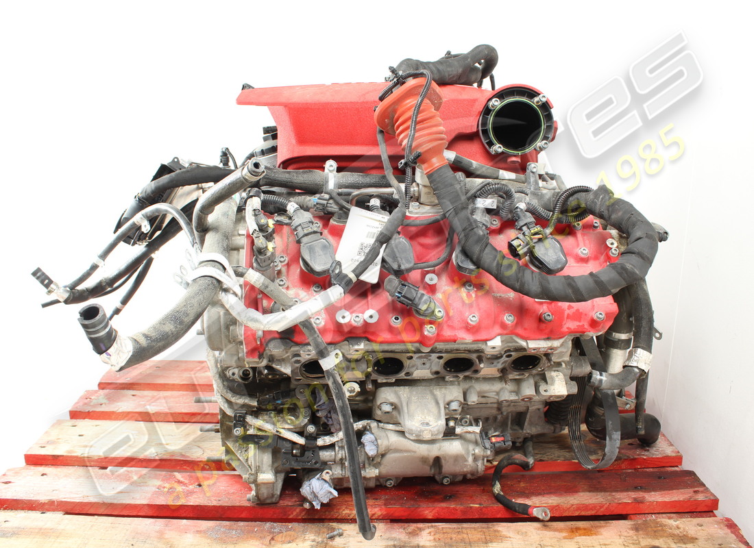 moteur complet d'occasion ferrari 488. numéro de pièce 754023000 (5)
