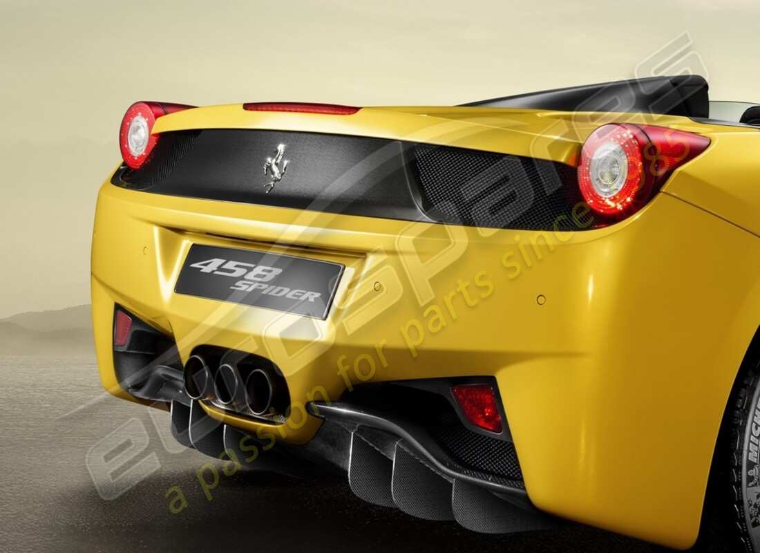 nouveau diffuseur arrière en fibre de carbone ferrari. numéro de pièce 70002285 (1)