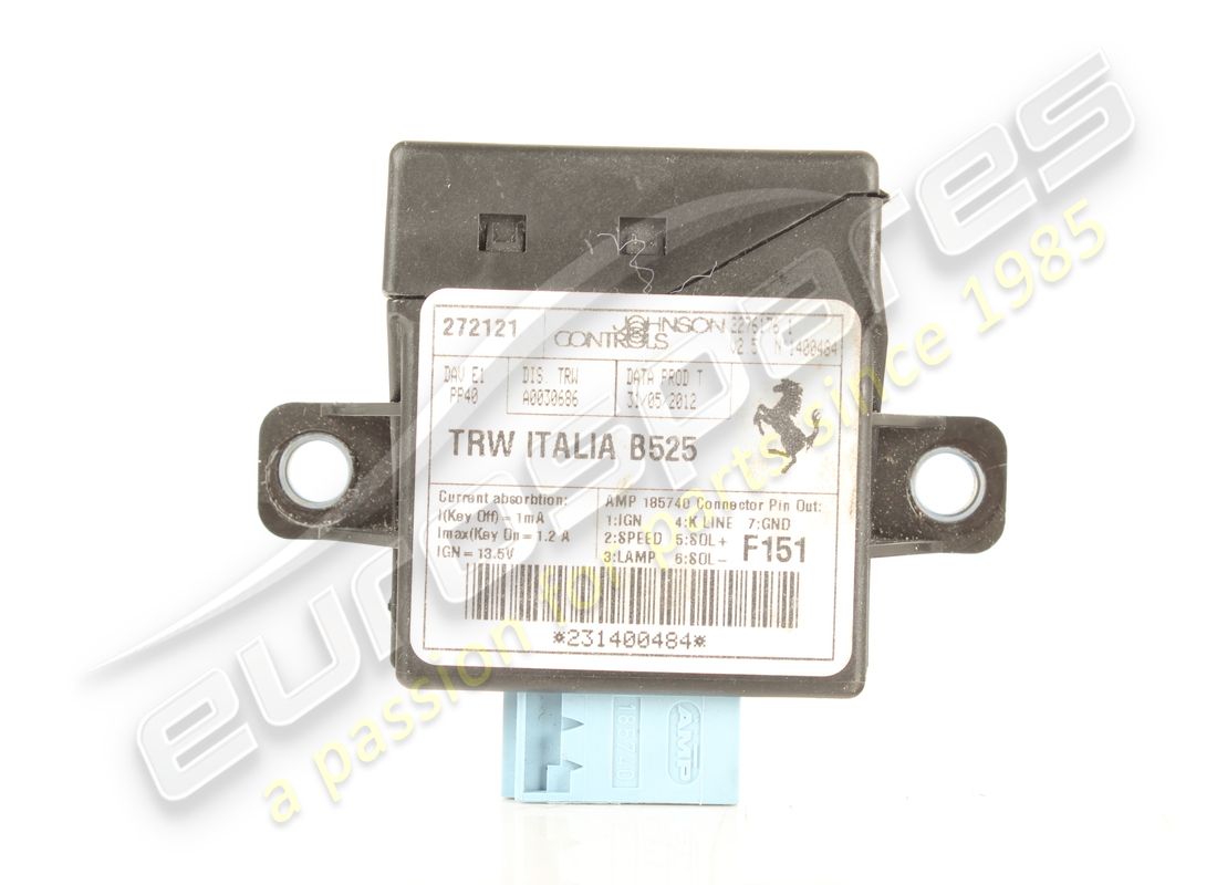 UTILISÉ Ferrari ECU DE COMMANDE DE DIRECTION ASSISTÉE. NUMÉRO DE PIÈCE 272121 (1)