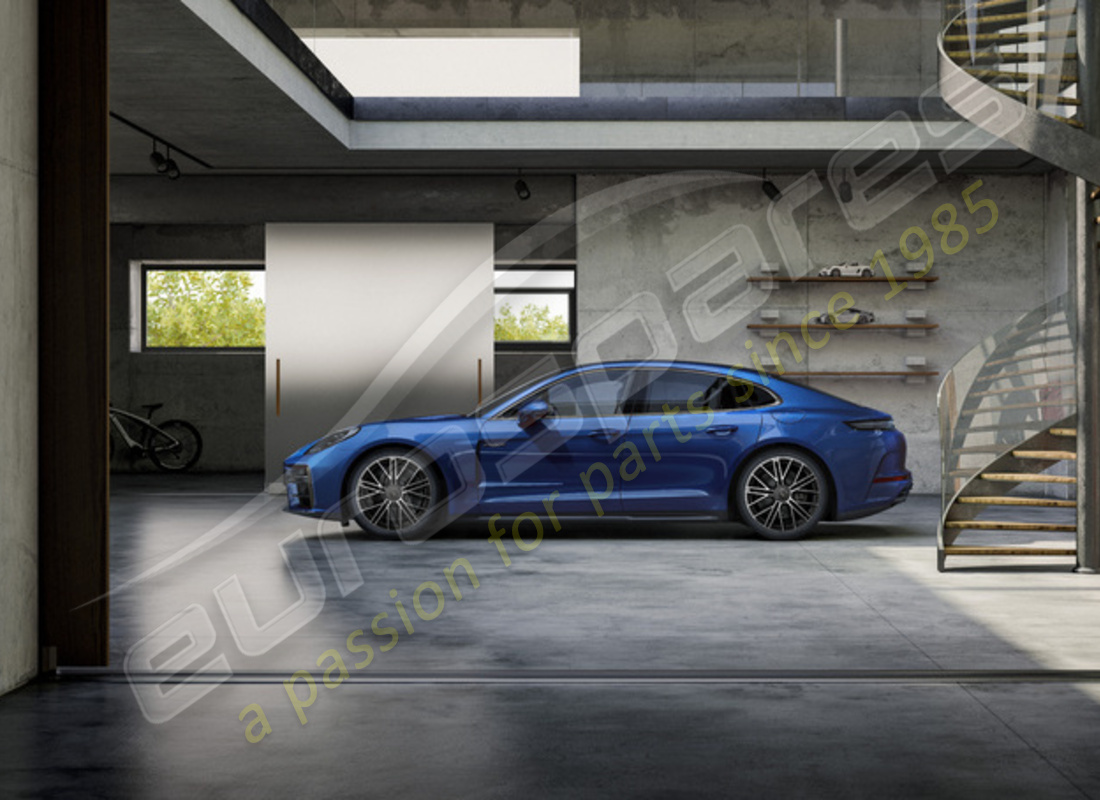 jantes et pneus d'hiver turbo s de porsche 21 pouces neuf, avec blocage centralisé - peints en noir (brillant). numéro de pièce 976044600m (2)