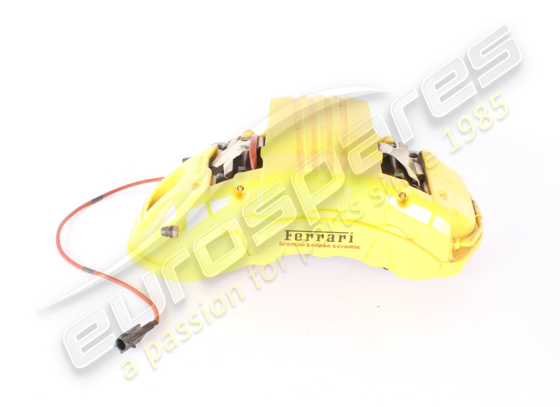 Étrier de frein complet carbone-céramique Ant.SX GIALL d'occasion Ferrari. Numéro de pièce 776910 (1)