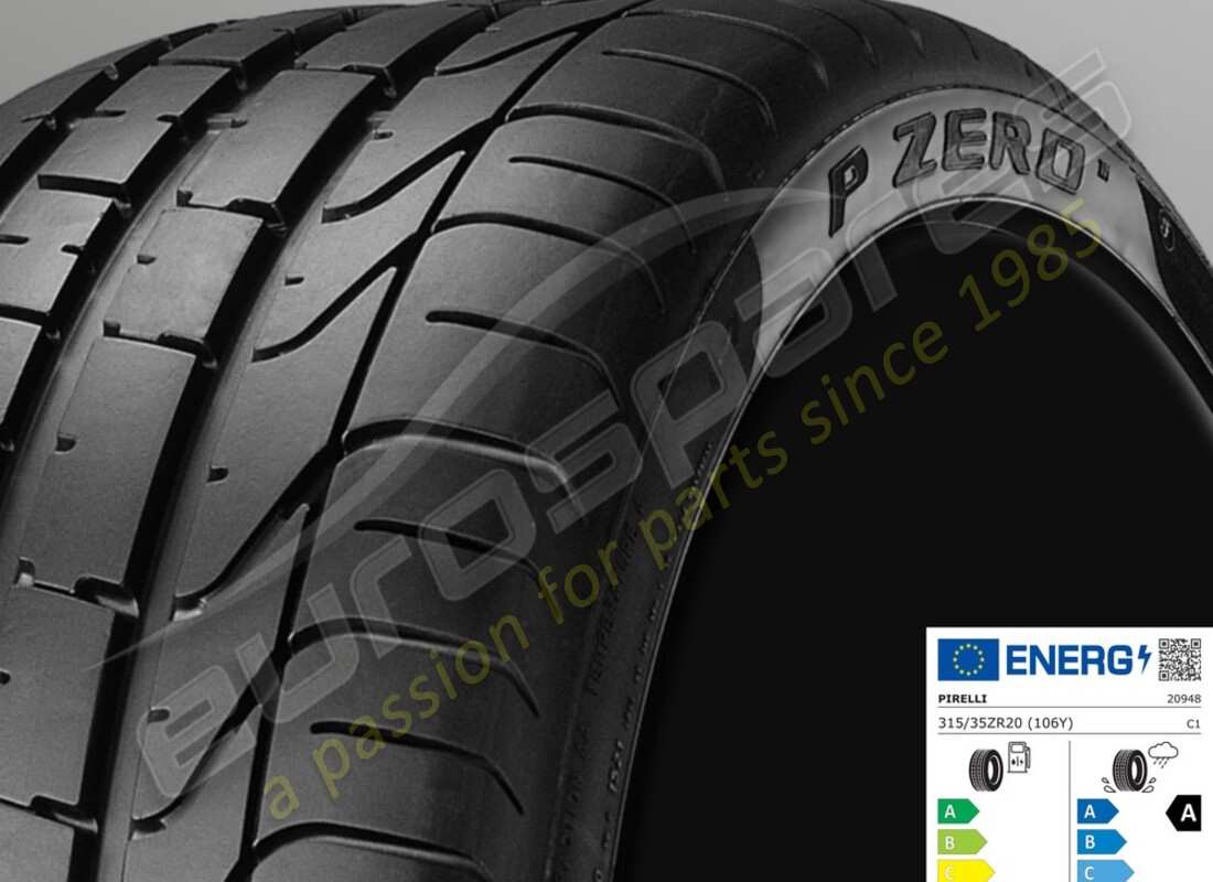 pneu été arrière pirelli p-zero neuf ferrari, 315-35 zr20 (106y). numéro de pièce 270412 (1)