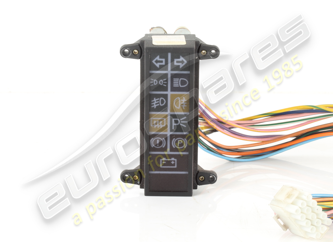 UTILISÉ Ferrari PANNEAU LUMINEUX D'AVERTISSEMENT 4V RHD . NUMÉRO DE PIÈCE 121794 (1)