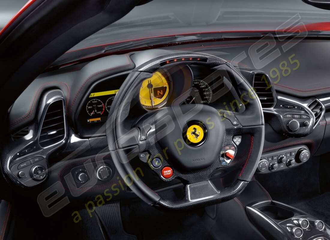 KIT INTÉRIEUR EN FIBRE DE CARBONE NEUF Ferrari, RHD. NUMÉRO DE PIÈCE 70002713 (1)