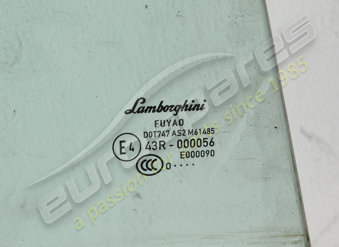 fenêtre de porte lamborghini utilisée, arrière. numéro de pièce 4ml845206a (2)