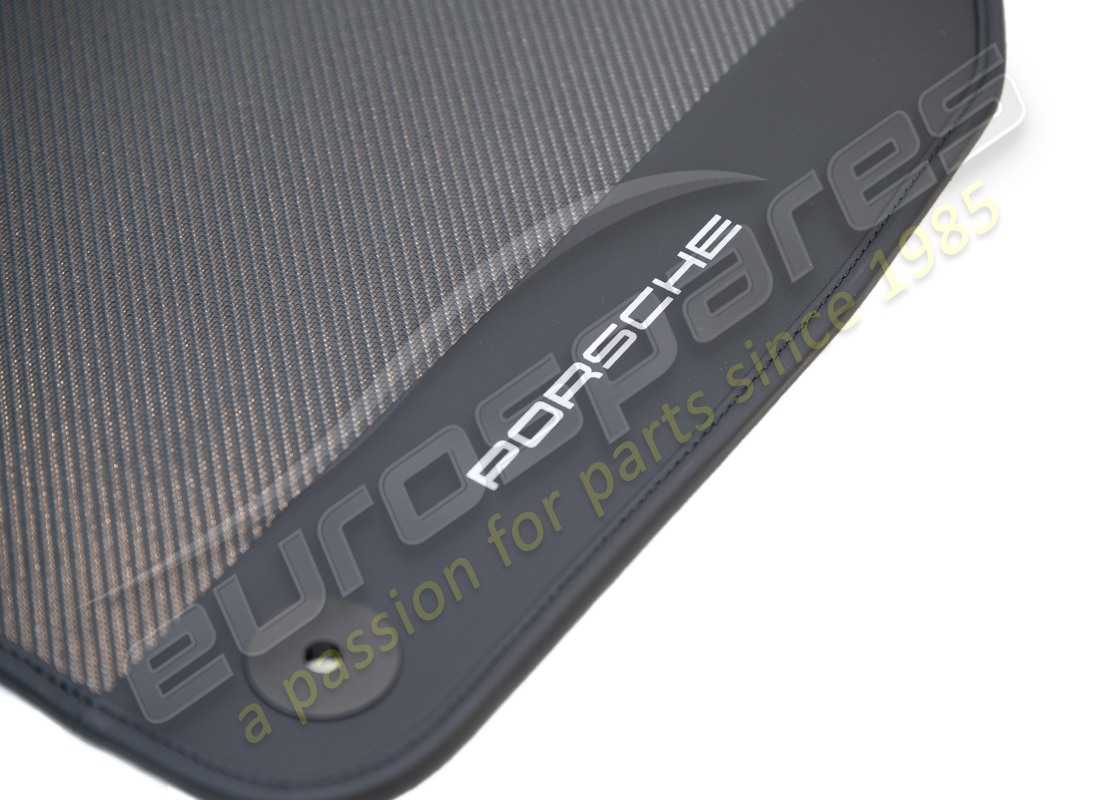 NOUVEAU PORSCHE CARBONE TAPIS DE SOL AVEC BORDURE EN CUIR. NUMÉRO DE PIÈCE 9Y0044844 (2) nouveau porsche carbone tapis de sol avec bordure en cuir. numéro de pièce 9y0044844 (2)