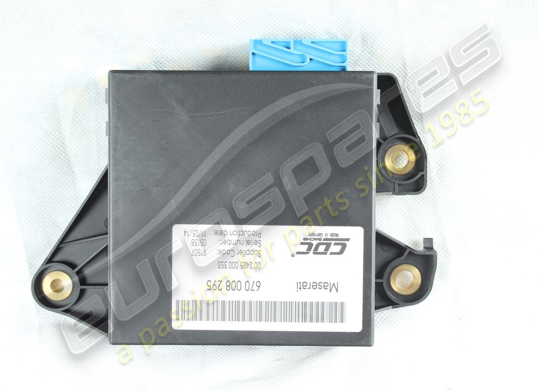 nouvelle unité de commande de suspensions maserati. numéro de pièce 670008295 (1)
