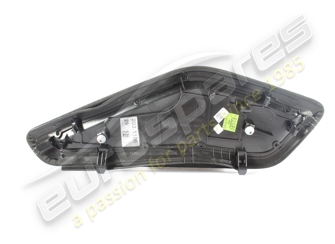garniture de panneau latérale d'occasion porsche noir/argent. numéro de pièce 992863304fqa0 (2)