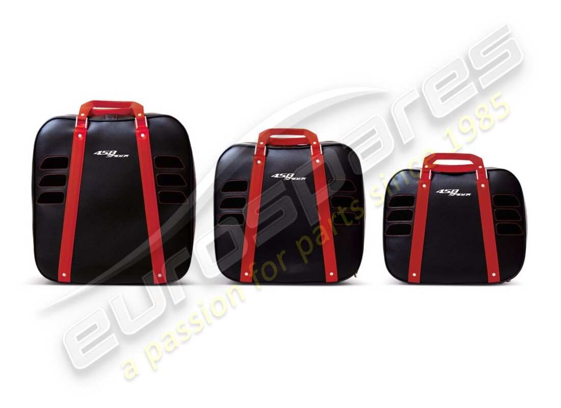 ensemble de bagages neuf ferrari, sacs 3 pour compartiment à bagages. numéro de pièce 84777100 (1)