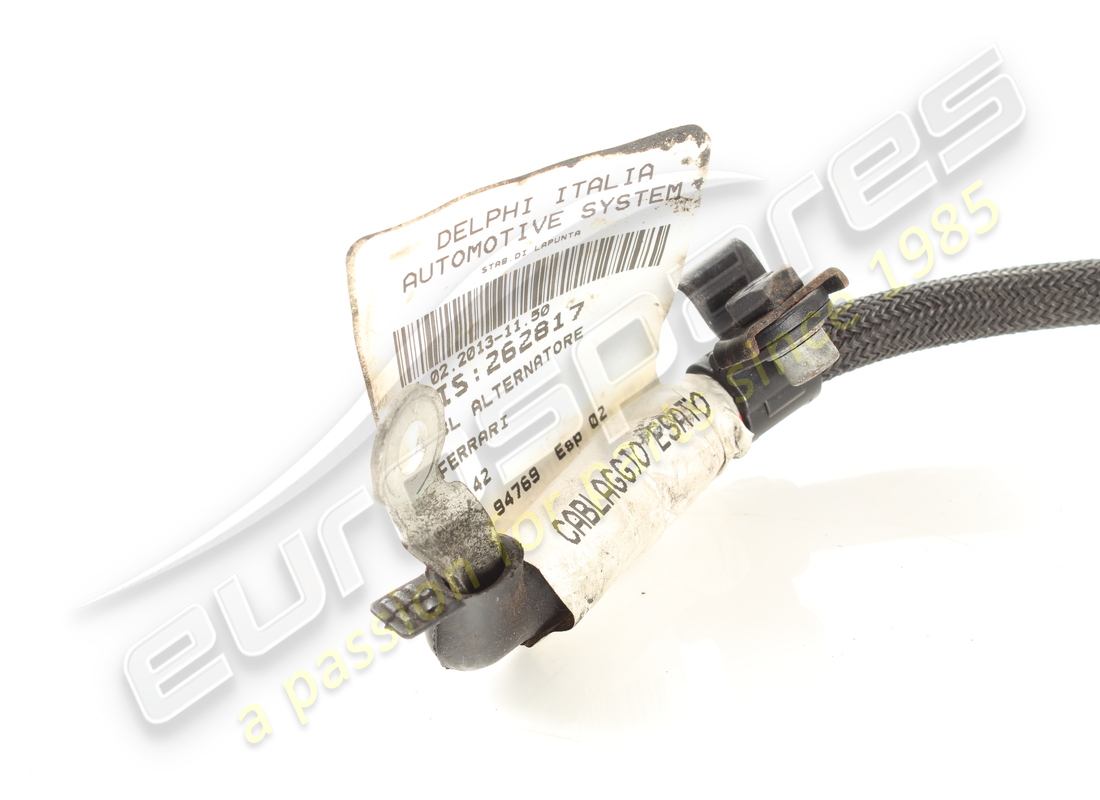 CÂBLE D'ALTERNATEUR VERS DÉMARREUR D'OCCASION FERRARI. RÉFÉRENCE 262817 (3) câble d'alternateur vers démarreur d'occasion ferrari. référence 262817 (3)